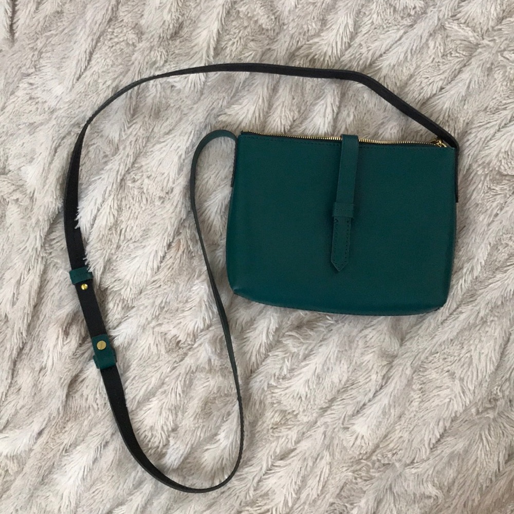Emerald cross body bag